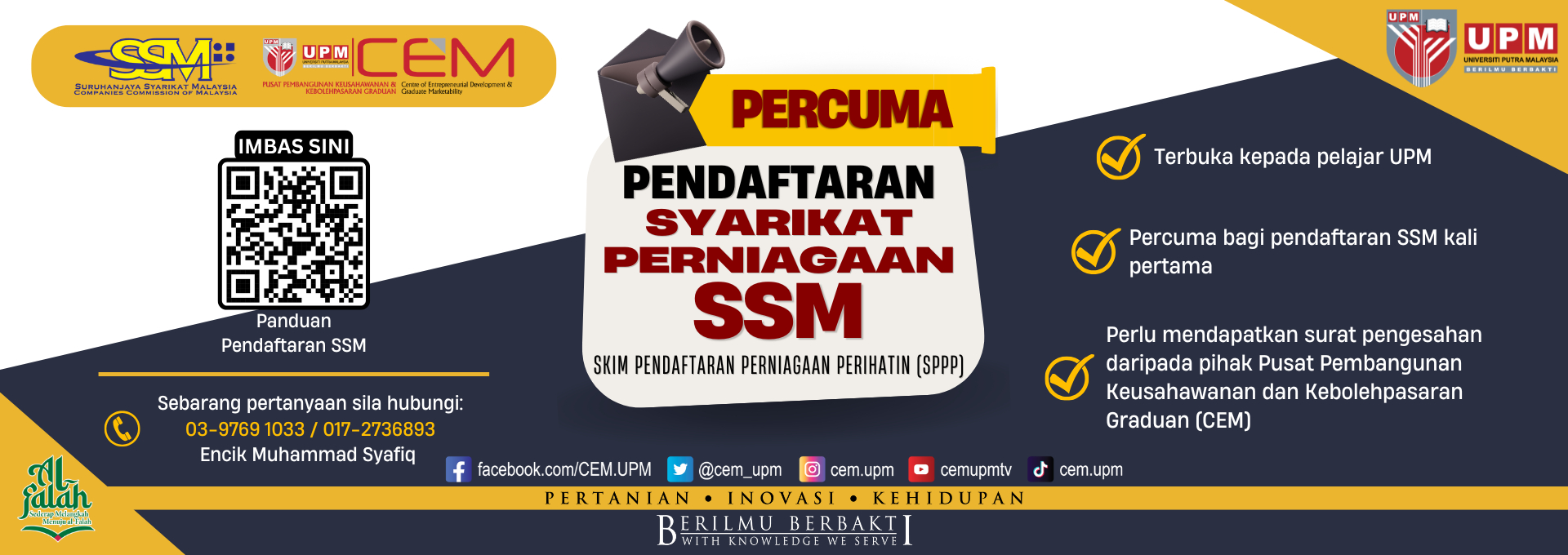 REGISTRATION OF BUSINESS (SSM)